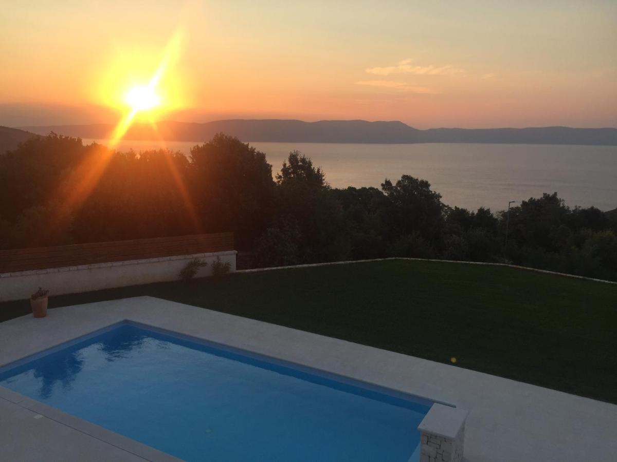 Luxury Panorama Vila With Amazing Seaview In Gondolici 7 Km From Rabac Labin  Buitenkant foto