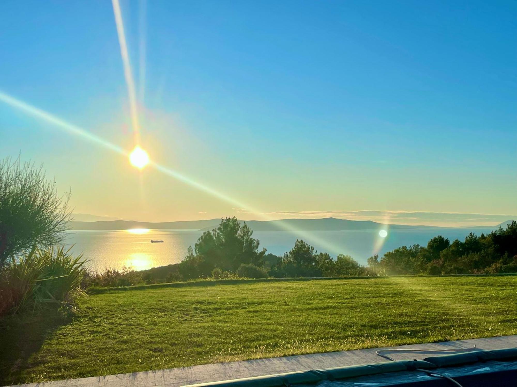 Luxury Panorama Vila With Amazing Seaview In Gondolici 7 Km From Rabac Labin  Buitenkant foto